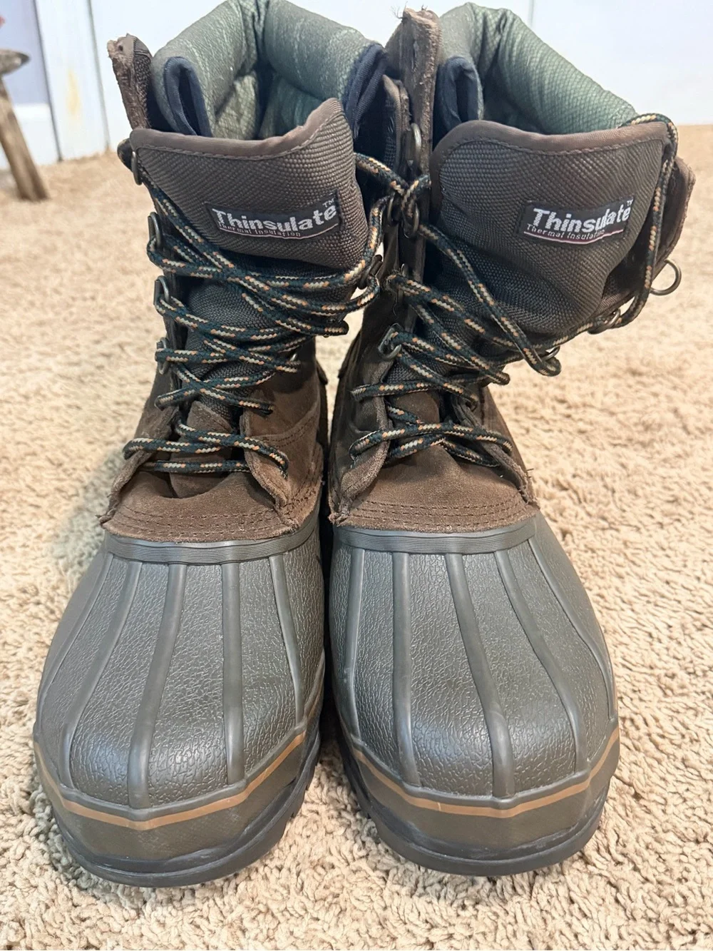 Rocky Jasper Trac Boots #7758 Sz 9 Brown Leather Insulated Snow Winter Hunting